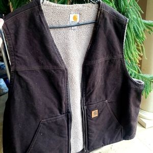 Carhartt Duck Sherpa-Lined Vest XXL